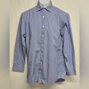 Michael Strahan Wrinkle Free Cotton Dress Shirt 15.5 32/33 Office Business